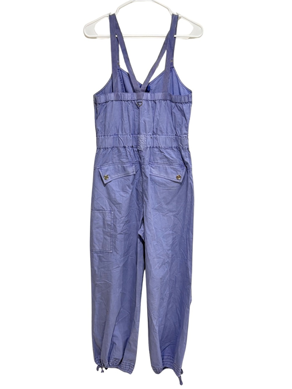 Anthropologie Pilcro Parachute Jumpsuit Sz L  Lavender Overalls - Picture 4 of 14
